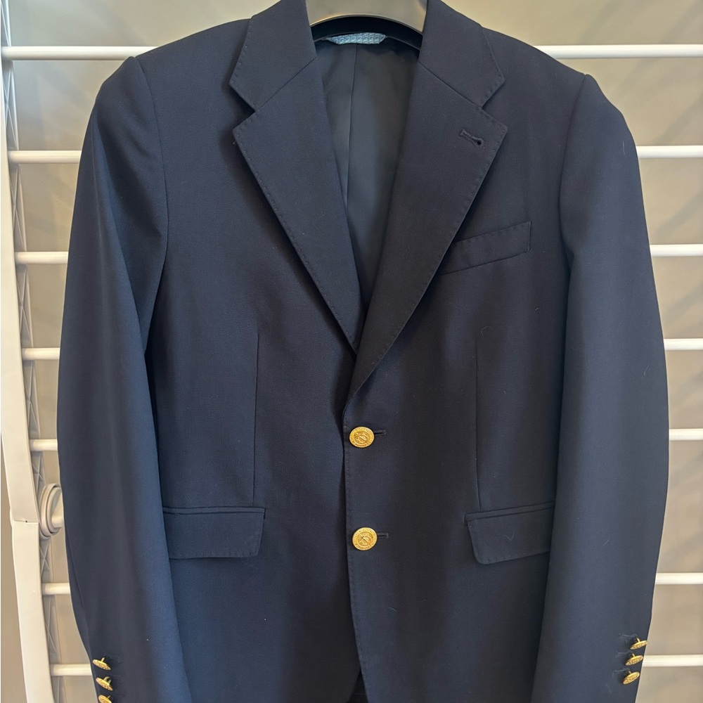 Vineyard Vines Navy Blazer with Gold Buttons